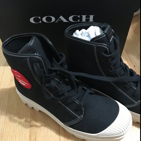 💋Coach X Tom Wesselmann Trooper Mid Top Boot - Picture 4 of 11